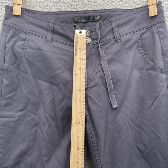 PrAna Hiking Pants Womens 6 Roll Up Performance Outdoor Hiking Workwear Gorpcore - Picture 8 of 14